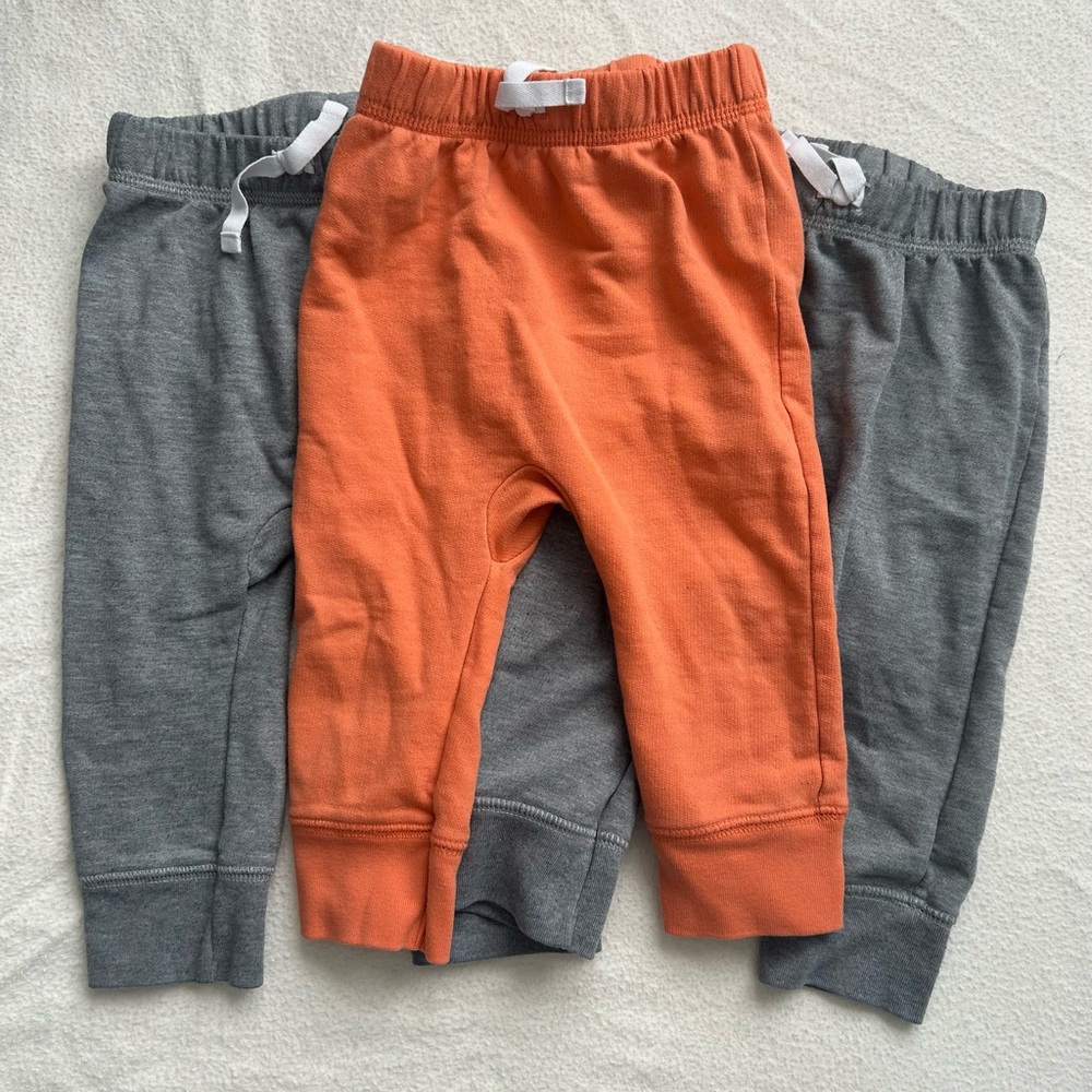 Cat & Jack Baby Joggers | 12 Months | Set of 3